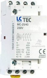 LCTec Stycznik modułowy 25A 4p LCTEC