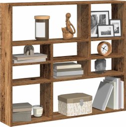 vidaXL vidaXL Półka ścienna, stare drewno 90x16x78 cm materiał drewnopochodny