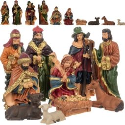 Ruhhy Figurki świąteczne do szopki- zestaw 10szt. Ruhhy