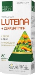 Medica Herbs Medica Herbs Luteina + Zeaksantyna - 80 kapsułek