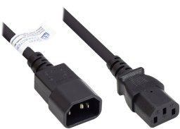 Kabel zasilający Alcasa Alcasa P1430-S020 kabel zasilające Czarny 2 m C14 panel C13 panel