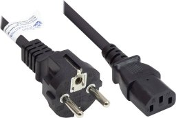 Kabel zasilający Alcasa Alcasa P0030-S015 kabel zasilające Czarny 1,5 m Wtyczka zasilająca typu E+F C13 panel