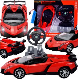 Skleplolki AUTO SPORTOWE ZDALNIE STEROWANE SAMOCHÓD RC ŚWIECI DŹWIĘK NA PILOT ZESTAW