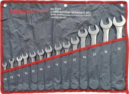 Zestaw narzędzi Forcekraft Zestaw kluczy płasko-oczkowych 14el. (10-32mm)