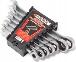 Forsage Zestaw kluczy płasko-oczkowych z grzechotką 7el. (8-19mm)