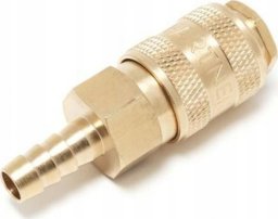 Partner Szybkozłączka pneumatyczna z zaworem "jodełka" 6mm (mosiądz)