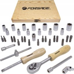 Zestaw narzędzi Forsage Zestaw narzędzi 1/4" 38el.