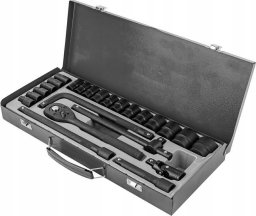 Zestaw narzędzi Forcekraft Zestaw narzędzi 1/2" 24el. (8-32mm) (6-kątnych)