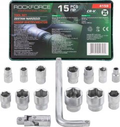 Zestaw narzędzi Rockforce Zestaw narzędzi 15el. (6-kątncyh) (10-32mm)
