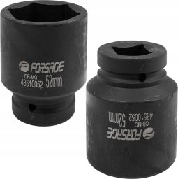 Forsage Nasadka udarowa głęboka 1" 52mm (6-kątna)
