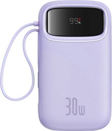Powerbank Baseus Powerbank QPow 2 20000mAh 30W 2xUSB-C (fioletowy)