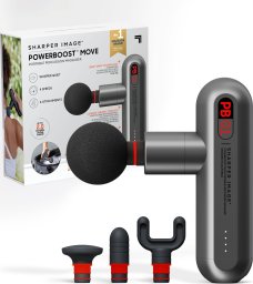 Sharper Image Powerboost massage gun