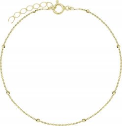 Radziszewska Jewellery Bransoletka Złota Łańcuszek Kulki 925 Biżuteria na Dzień Kobiet ŻYCZENIA