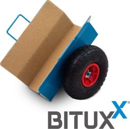 Wózek narzędziowy Bituxx Składany wózek transportowy Bituxx do przewozu płyt GK OSB MDF udźwig do 275kg