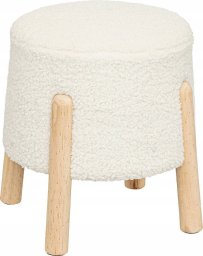 Atmosphera Pufa baranek z sosnowymi nogami BOUCL, 41 x 35 x 41,5 cm