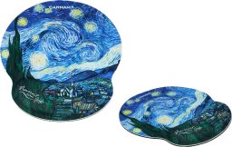  Carmani Podkładka pod mysz komputerową z poduszką na nadgarstek - V. van Gogh, Gwiaździsta Noc (CARMANI)