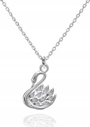 Radziszewska Jewellery Srebrny naszyjnik ŁABĘDŹ DEYDKACJA GRATIS