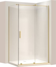 Rea Kabina Prysznicowa REA Montana Złota Szczotkowana 140x100