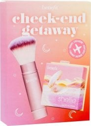 Milani BENEFIT_SET Cheek-End Getaway Shellie Warm-Seashell Pink Blush 6g + Multitasking Cheek Brush