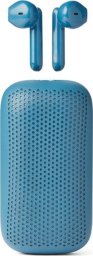 Słuchawki Lexon Lexon Speakerbuds Wireless Bluetooth Speaker Headphones Blue/Blue LA127B