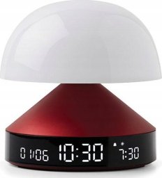 Lampa stołowa Lexon Lexon Mina Sunrise Alarm Clock with Lamp Red LR153DR