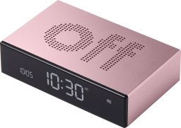 Lampa stołowa Lexon Lexon Flip Premium Double-sided Alarm Clock Light Pink LR152LP