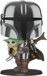 Figurka JOBIextra *****FUNKO Jumbo SW Mandalorian Chrome 49931 99316