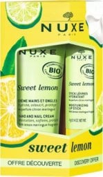  Nuxe Set Nuxe: Sweet Lemon, Moisturizing, Hand Cream, 30 ml + Sweet Lemon, Lip Balm, 4 g For Women