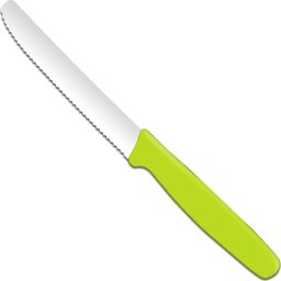 Hendi Nóż uniwersalny ząbkowany 112/211 mm - zielony Nóż uniwersalny ząbkowany 112/211 mm - zielony