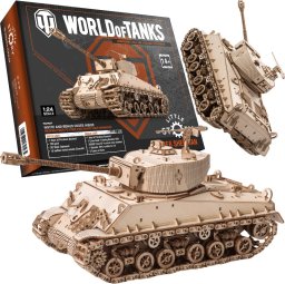 Little-Story Little Story Drewniane Puzzle Model 3D - M4A3E8 Sherman