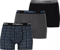O Neill Męskie bokserki O'neill MEN BOXER PERU & PLAIN 3PK rozmiar S