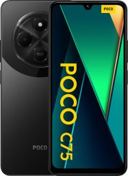 Smartfon POCO C75 6/128GB Czarny (MZB0HSOEU)