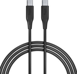 Kabel USB Allity kabel AUC-02 USB-C - USB-C 1,0 m 100W czarny
