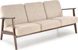 Halmar Sofa MILANO 3S beżowa/orzech HALMAR
