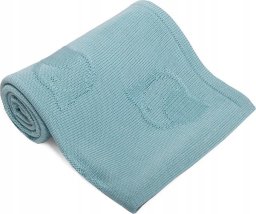 Nanaf Organic YOONCO bamboo blanket BIRDS, Mint, 90x90 cm, Y7117