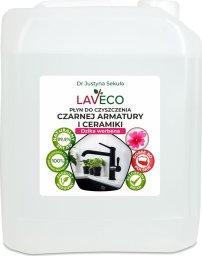 LAVECO Płyn do czyszczenia czarnej armatury i ceramiki  dzika werbena  5 l