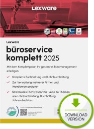 Program Lexware LEXWARE ESD b�roservice komplett 2025 Mehrplatzversion unbegrenzte Laufzeit Download