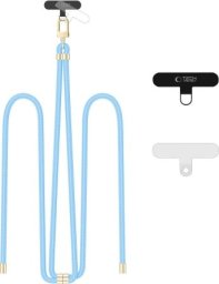 Tech-Protect C7S ROPE CROSSBODY STRAP BABY BLUE/GOLD