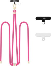 Tech-Protect C7S ROPE CROSSBODY STRAP HOT PINK/GOLD