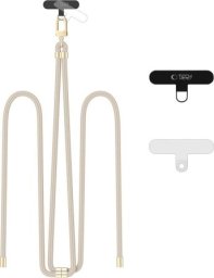 Tech-Protect TECH-PROTECT C7S ROPE CROSSBODY STRAP TAUPE/GOLD