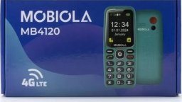 Telefon komórkowy Vega TELEFON GSM MOBIOLA  MB4120 4G TELEFON DLA SENIORA TURKUSOWY>