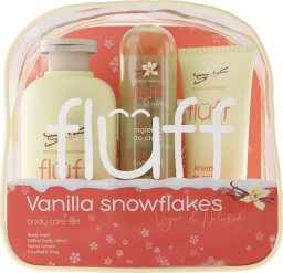 Fluff Fluff Vanilla Snowflakes balsam 200ml + mgiełka 80ml + krem do rąk 50ml