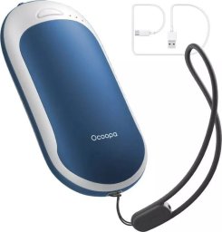 Ocoopa Ogrzewacz do rąk z funkcją powerbanku Ocoopa HotPal PD 5000 mAh, USB-C biało-niebieski