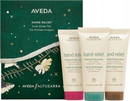 Aveda AVEDA_SET Hand Relief Iconic Aromas Trio Moisturizing Creme krem do rąk Sweet Cherry Almond Aroma 40ml +  Moisturizing Creme krem do rąk Calming Shampure Aroma 40ml +  Moisturizing Creme krem do rąk Invigorating Rosemary Mint Aroma 40ml