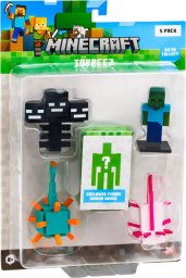 Figurka Minecraft MINECRAFT 3D Pencil Toppers figures 5-pack