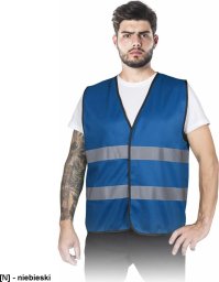  Reis KOS-COLOR - Kamizelka ostrzegawcza niebieska ,  biała , czarna , czerwona , granatowa , zielona - granatowy 3XL