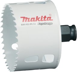 Makita MAKITA HOLE SAW BIM HSS-Co 8% 73mm EZYCHANGE METAL, STEEL, ALU, WOOD, PVC