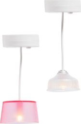 Micki Dwie Lampy Sufitowe do domku dla lalek Lundby