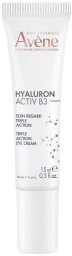 ARONYX Avene Woda Termalna Hyaluron Activ B3 Krem pod oczy o potrójnym działaniu korygującym, 15 ml