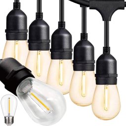  Girlanda ogrodowa Świetlna 10 LED Lampki na balkon do ogrodu Żarówki wodoodporne IP44 24V